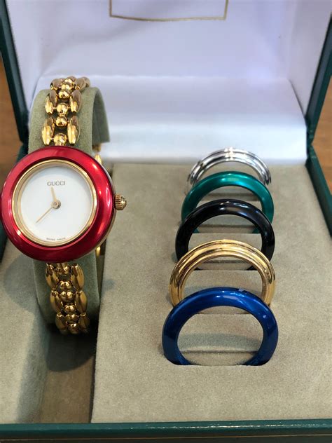 gucci change bezel watch|gucci changeable bezel watch.